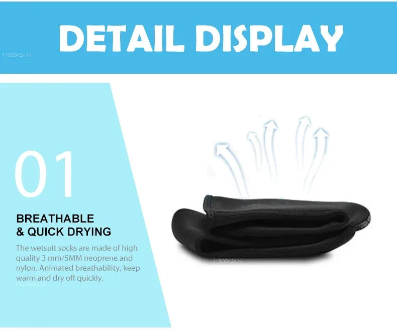 3mm Neoprene Diving Socks