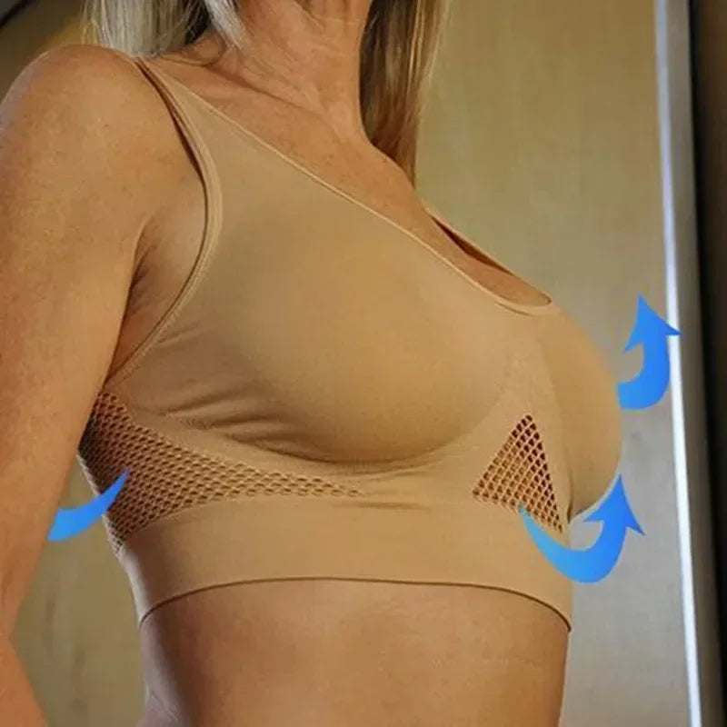 Breathable Seamless Sports Bra