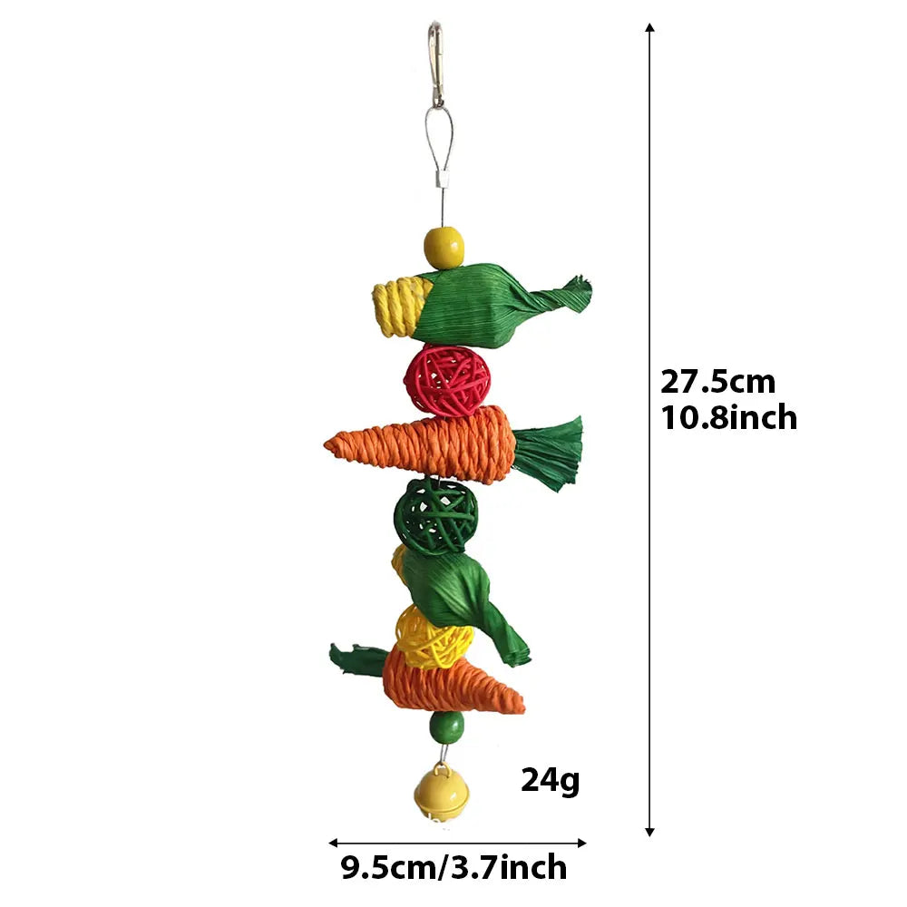 Small Animal Chew Toys For Ribbit Bunny Hamster Guinea Chinchillas Tooth Cleaning Molar Grinding Toys Pet Supplies