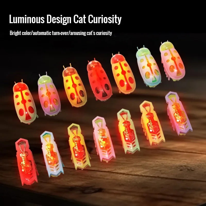 Interactive Electric Bug Escape Automatic Flip Battery Operated Vibration Beetle