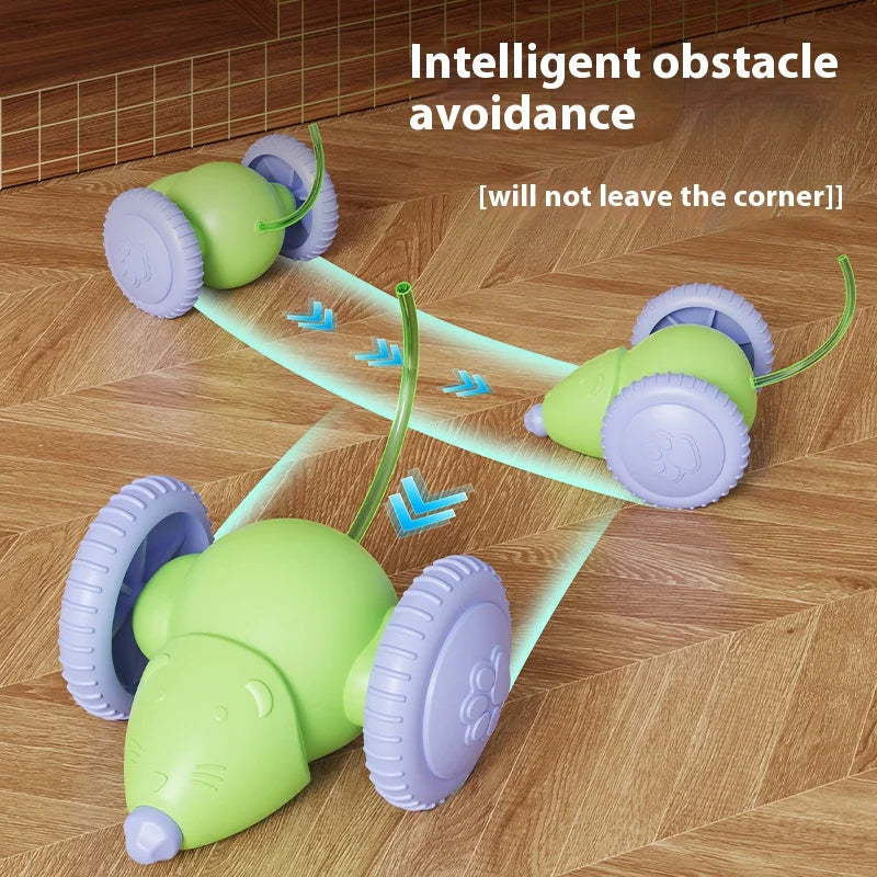 Electric Mouse Car Interactive Rechargeable Automatic Intelligent Obstacle