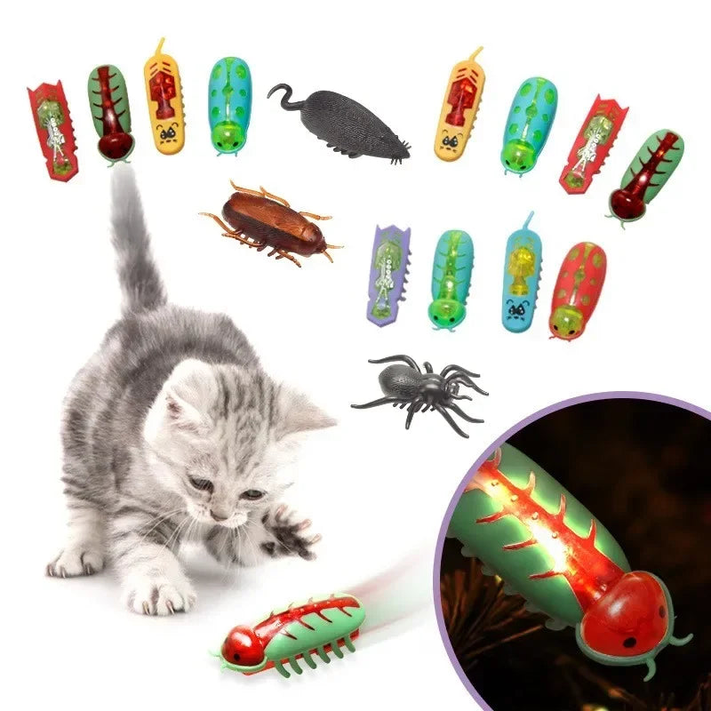 Interactive Electric Bug Escape Automatic Flip Battery Operated Vibration Beetle