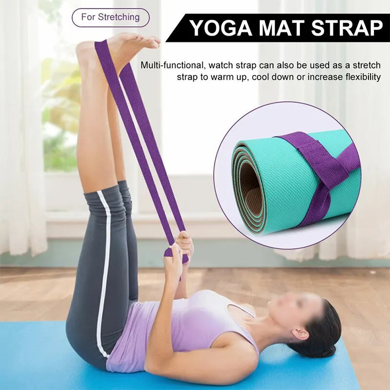 Portable Yoga Mat Strap Belt
