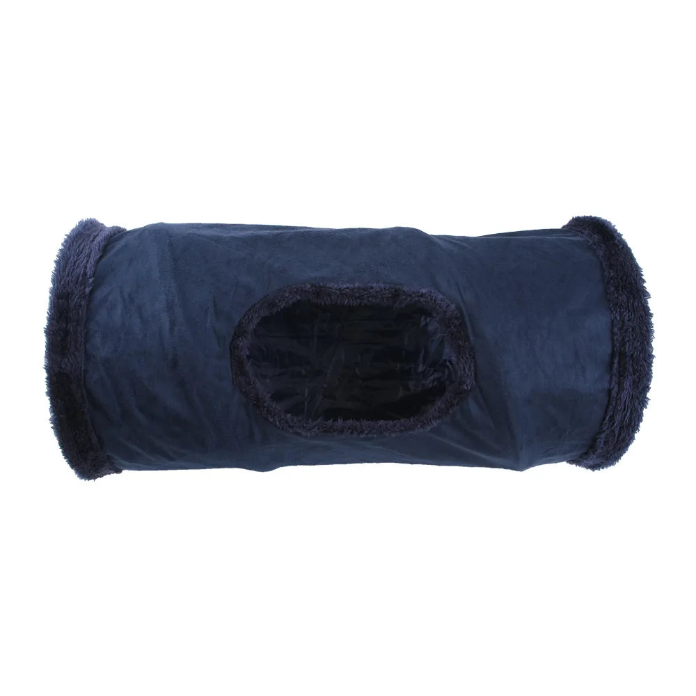 Collapsible Suede Tunnel Interactive Bedding