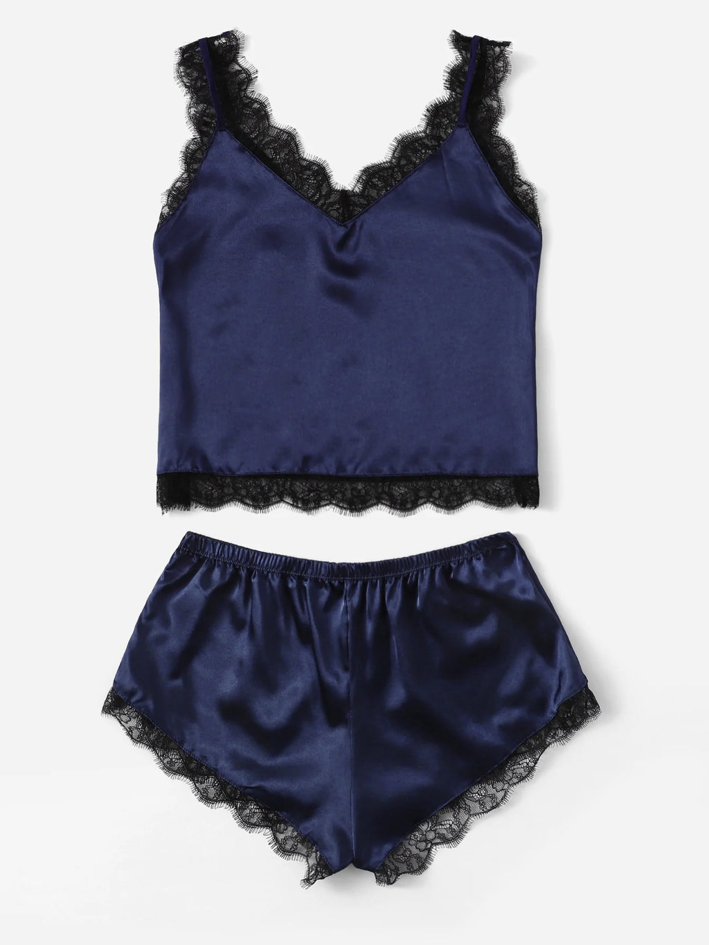 Women’s Satin Lace Sleepwear Set