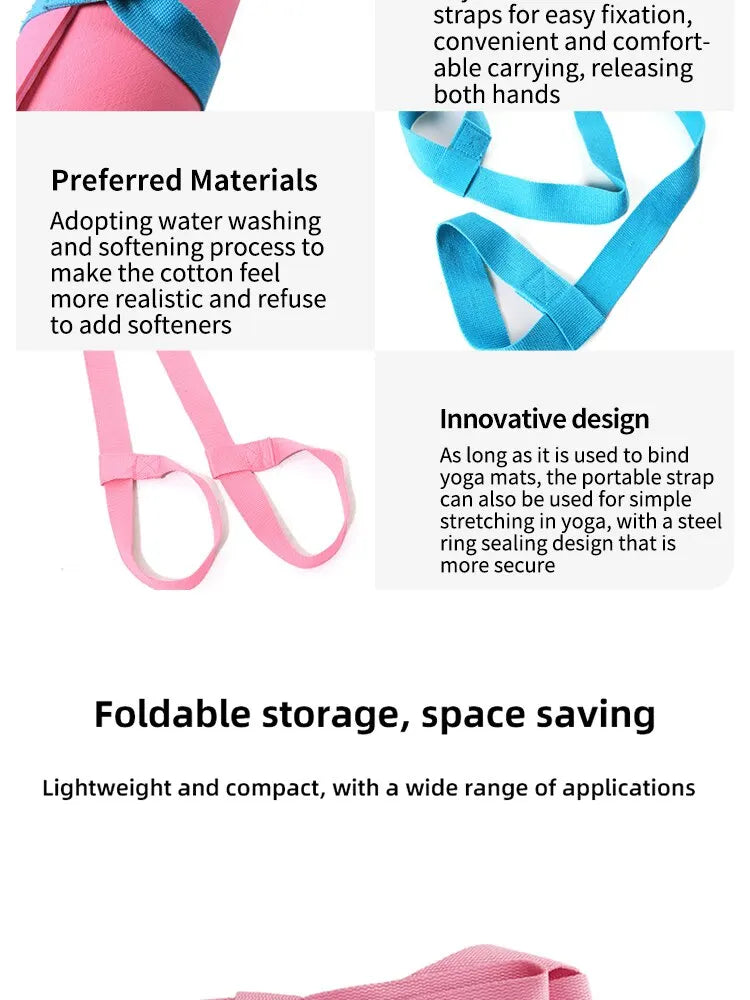 Portable Yoga Mat Strap Belt