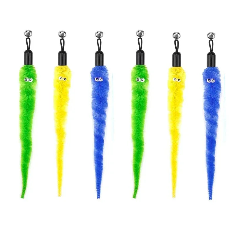 Feather Accessories Birds Worm Bell Interactive Replacement Refill Foam Ball Training