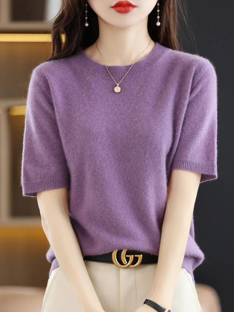 Women’s Merino Wool & Cashmere Sweater