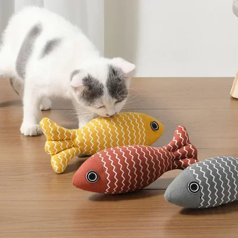 Catnip Cats Toy with Catnip Plush Cat Toys for Kitten Teeth Grinding Thumb Pillow Chewing Toy Claws Thumb Bite Pet Accessories