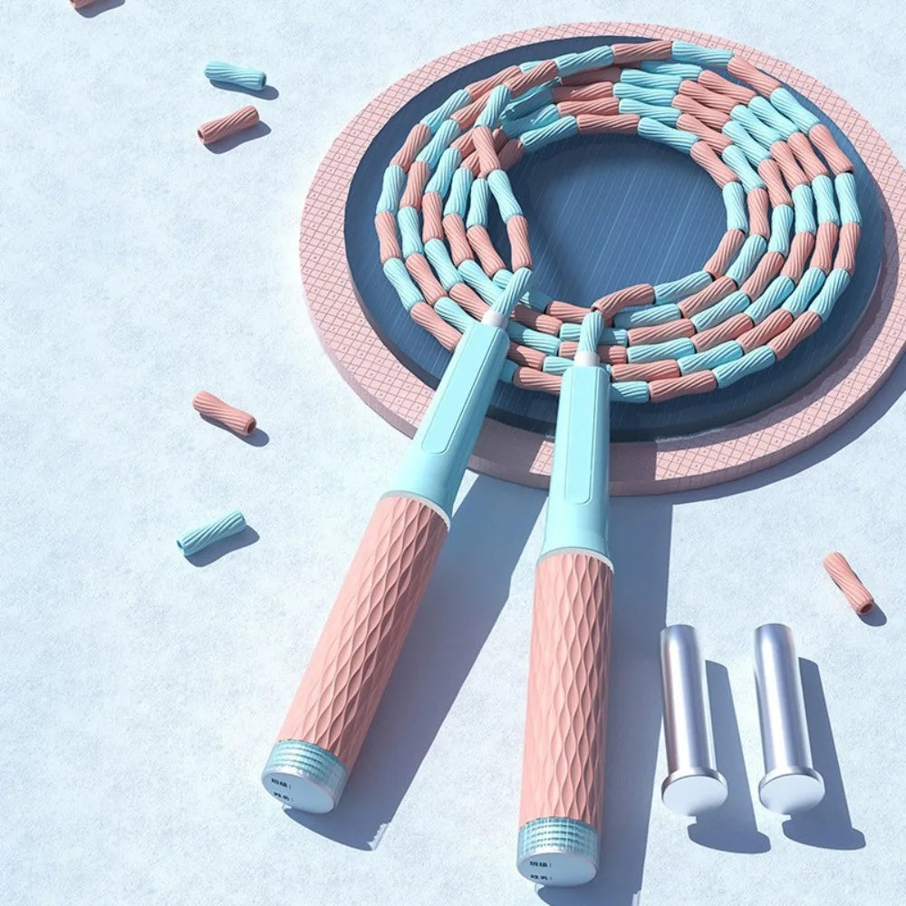 Adjustable Beaded Skipping Rope
