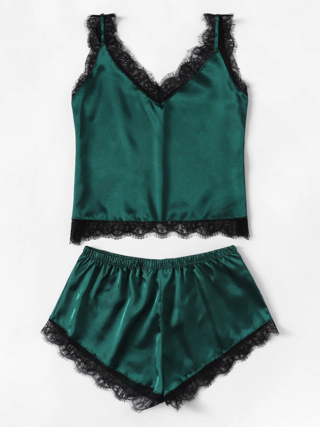 Women’s Satin Lace Sleepwear Set