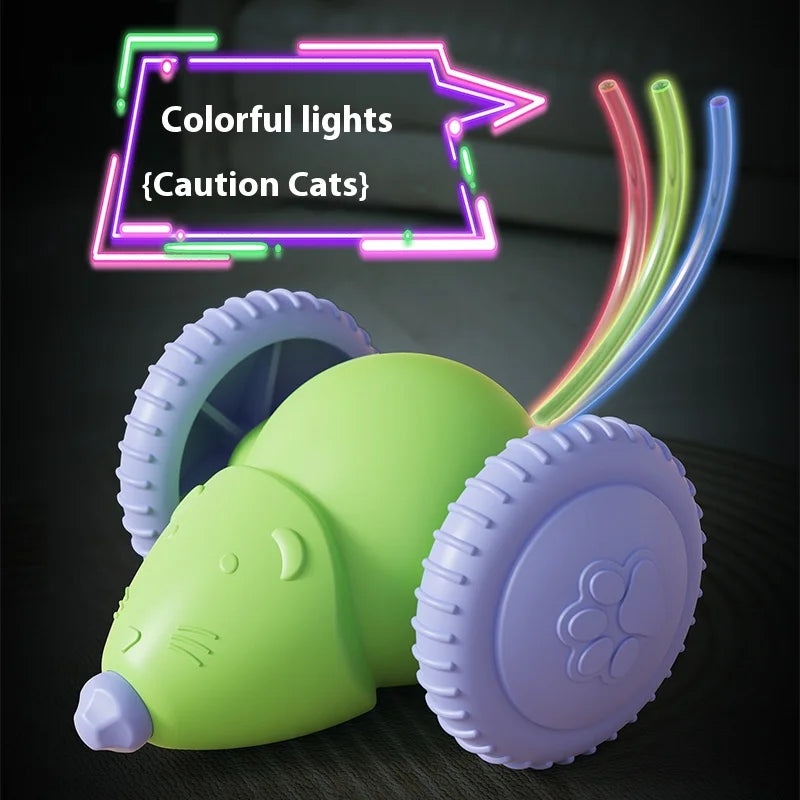Electric Mouse Car Interactive Rechargeable Automatic Intelligent Obstacle