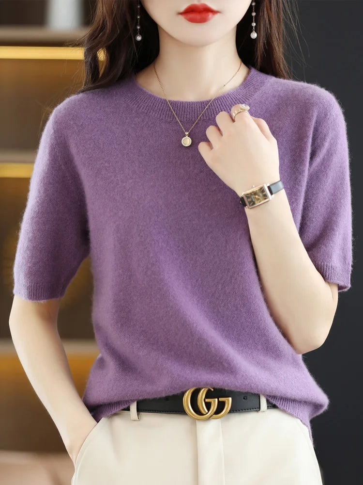 Women’s Merino Wool & Cashmere Sweater