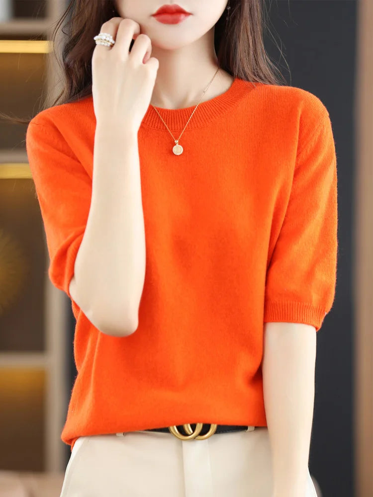 Women’s Merino Wool & Cashmere Sweater