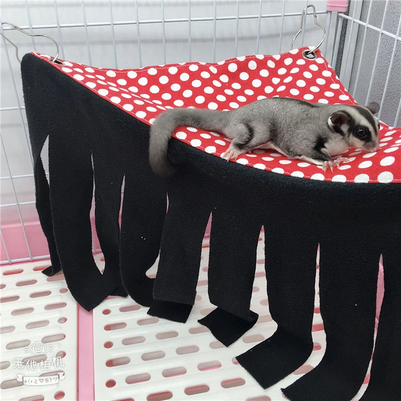 Hammock Pet Hideout Cage Accessories Hamster Tent Nest Bed For Guinea Pig Chinchilla Rat Hedgehog Squirrel Ferret Dwarf Bunny