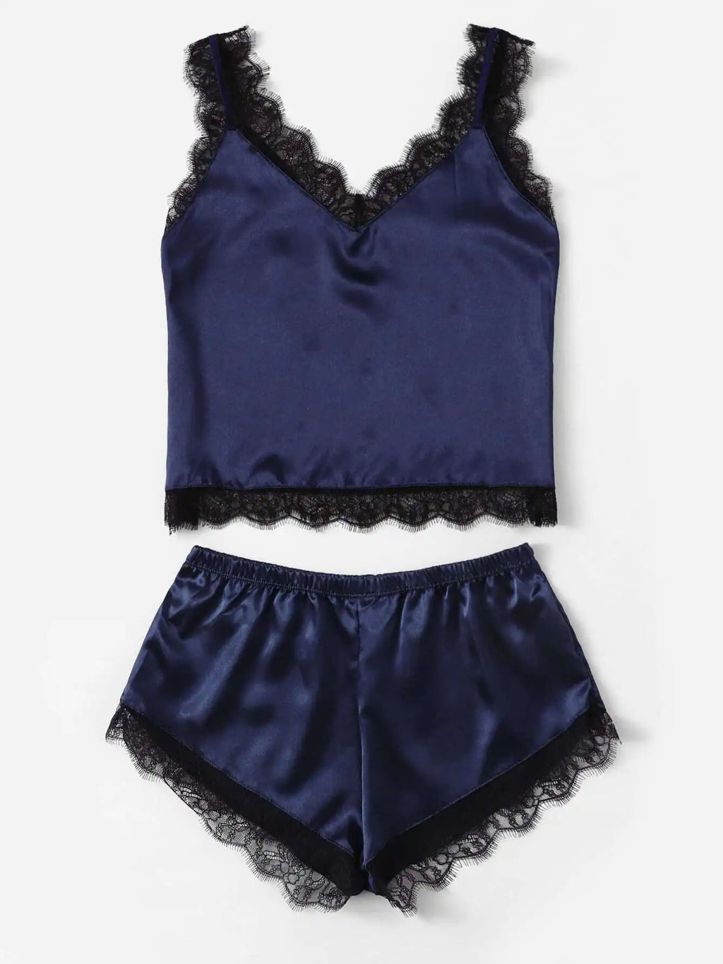 Women’s Satin Lace Sleepwear Set