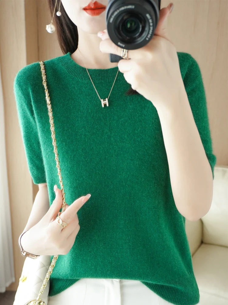 Women’s Merino Wool & Cashmere Sweater