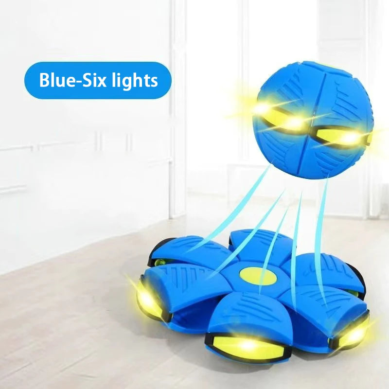 Flying Saucer Bouncing Ball Is A Durable Elastic Fun Dog Pet Toy Suitable for Outdoor Activities Exercise Parent Children Toy
