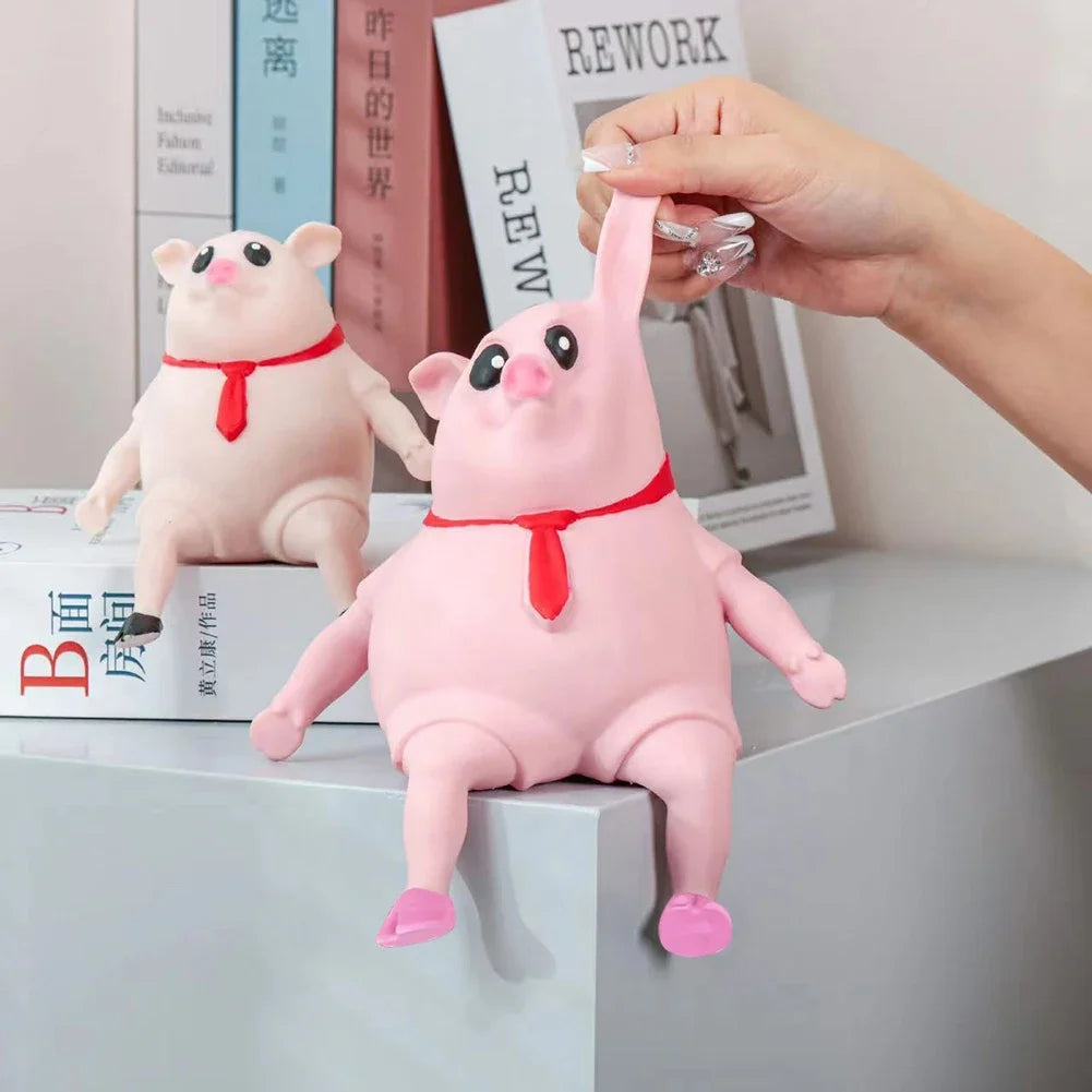 1/2/3PCS Pink Pig Stress Relief Toy Decompression Toys Squeeze Rebound Animal Little Pig Pinch Fidget Toy For Children Or Pets