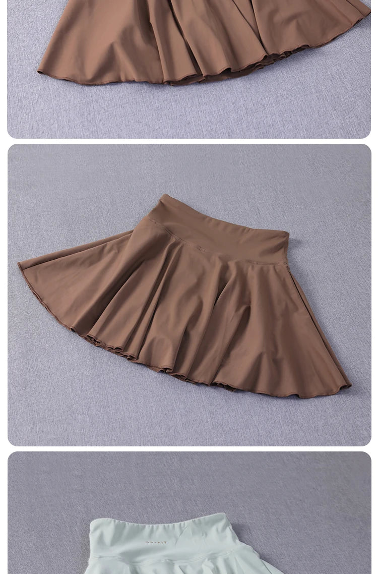 Women’s High-Waist Pleated Athletic Skorts