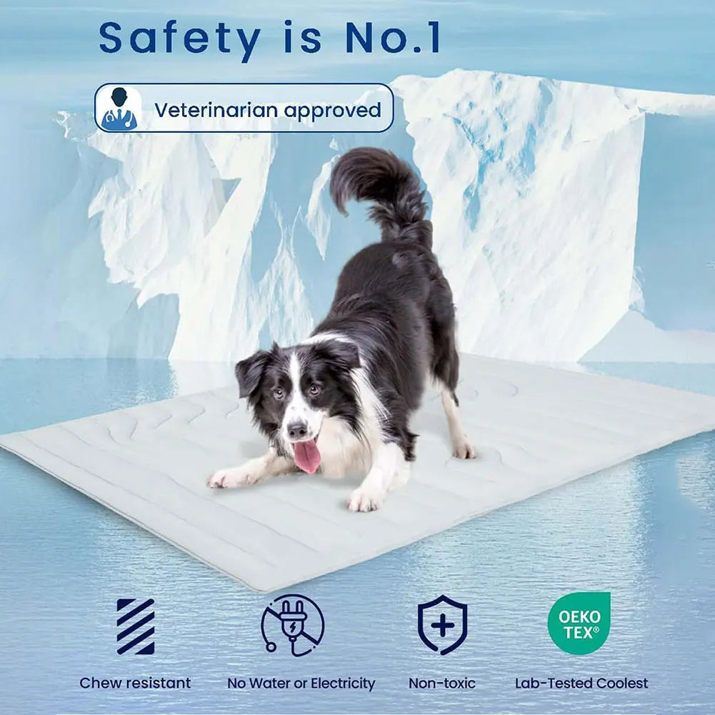 Summer Dog Cooling Mat Washable Pet Sleeping Pad Dog Cooling Pad for Dogs Cats