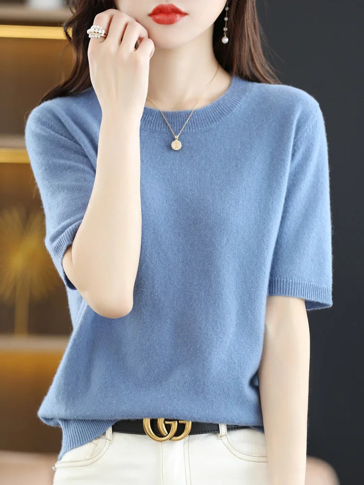 Women’s Merino Wool & Cashmere Sweater