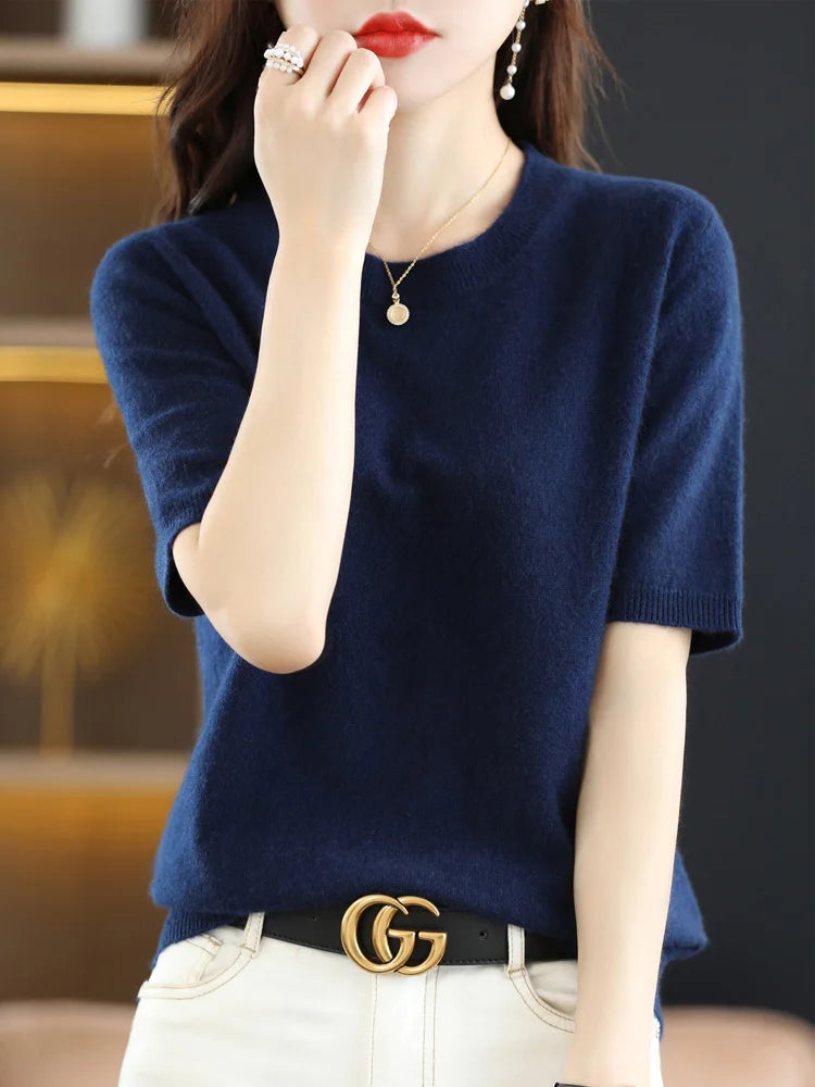 Women’s Merino Wool & Cashmere Sweater