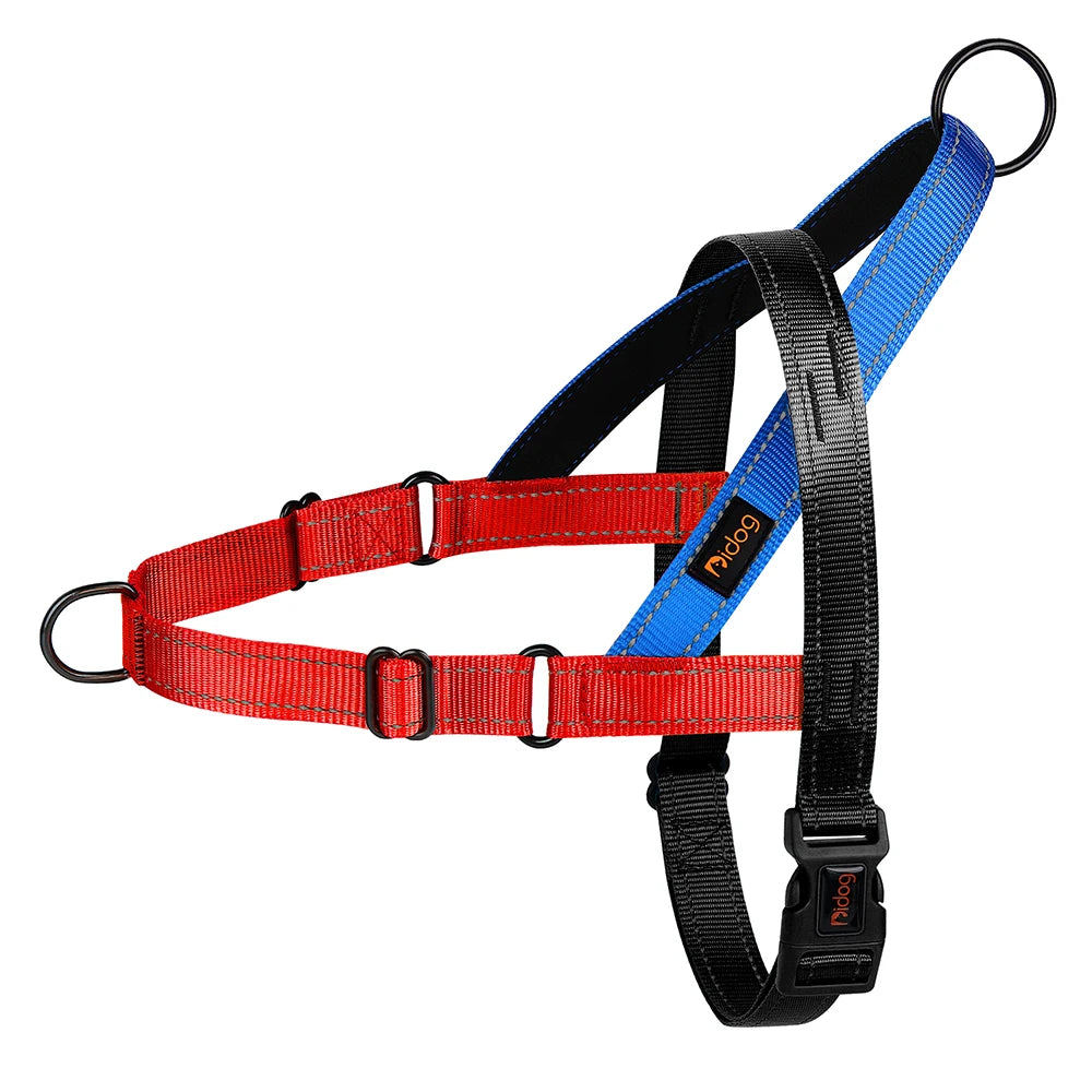 Reflective Nylon Dog Harness Adjustable Pet Dogs Training Harnesses No Pull Pet Pug Pitbull Walking Vest For Small Large Dogs