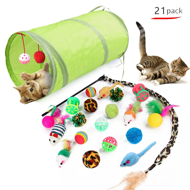 Variety Pack Stick Sisal Mouse Bell Ball