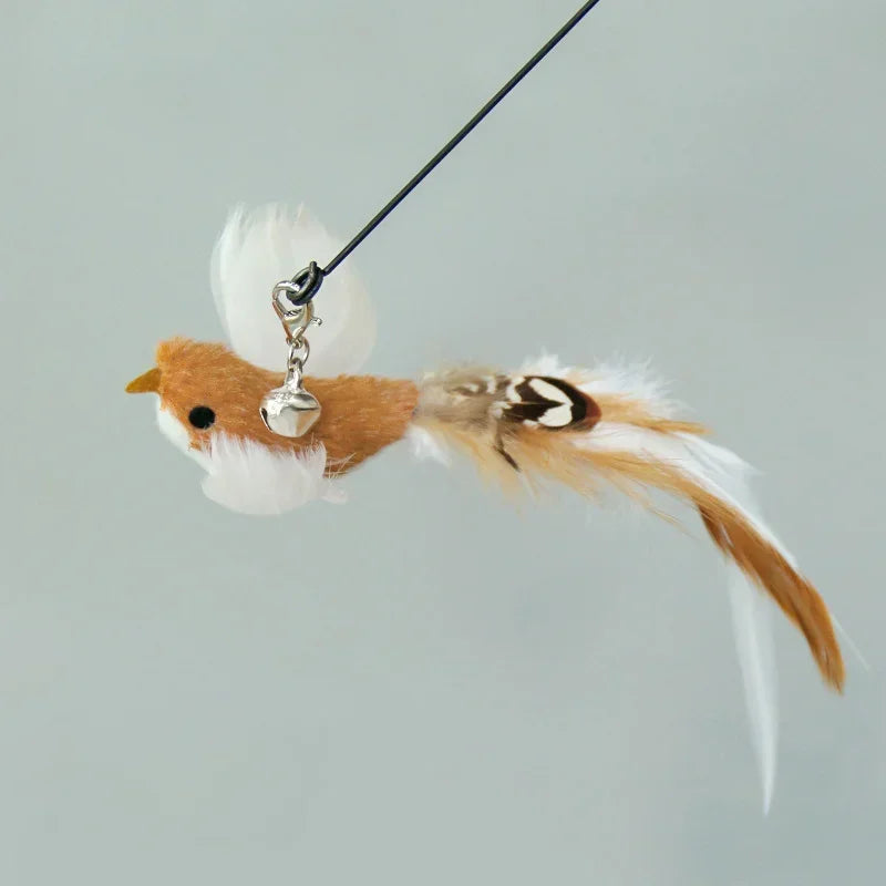 Feather Accessories Birds Worm Bell Interactive Replacement Refill Foam Ball Training