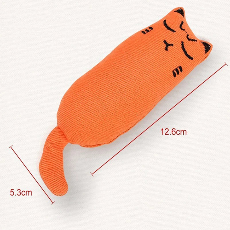 Rustle Sound Catnip Toy Cats Product For Pets Cute Cat Toys For Kitten Teeth Grinding Cat Plush Toy Thumb Pillow Pet Toys
