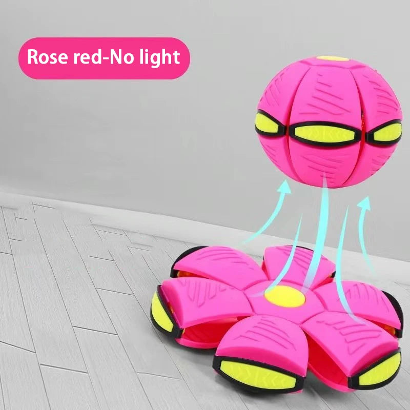 Flying Saucer Bouncing Ball Is A Durable Elastic Fun Dog Pet Toy Suitable for Outdoor Activities Exercise Parent Children Toy