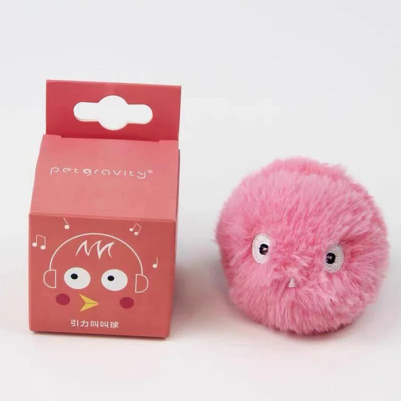 Interactive Ball Smart Cat Toys, Electric, Catnip, Training, Touch, Squeak