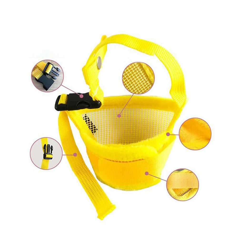 Anti Barking Dog Muzzle for Dogs Adjustable Mesh Breathable Pet Mouth Cover Muzzle for Small Medium Dog Anti-biting Pet Supplies