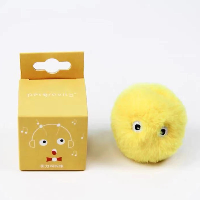 Interactive Ball Smart Cat Toys, Electric, Catnip, Training, Touch, Squeak