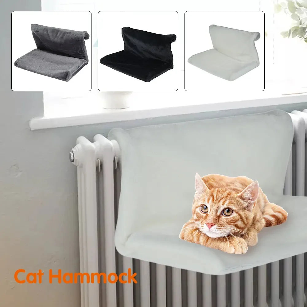 Hanging Cat Bed Removable Cat Hammock Pet Luxury Radiator Beds Nest With Strong Durable Warm Basket Cat Accessories Pet Supplie
