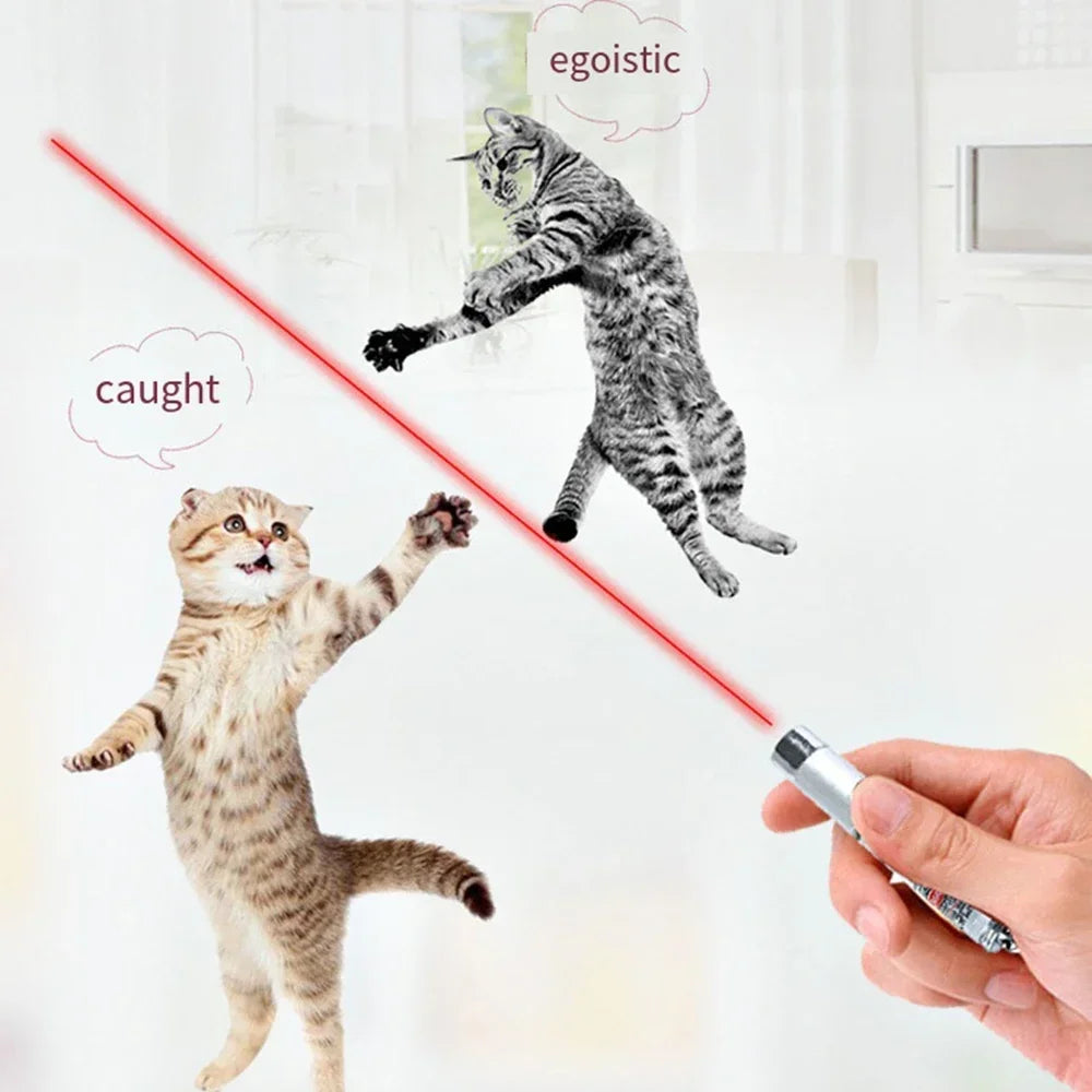 Teasing Cat Laser Pointer, Cat Laser Toy, Pet Training Chase Interactive Toy, Suitable for Kitten Cat and Dog Chase Game