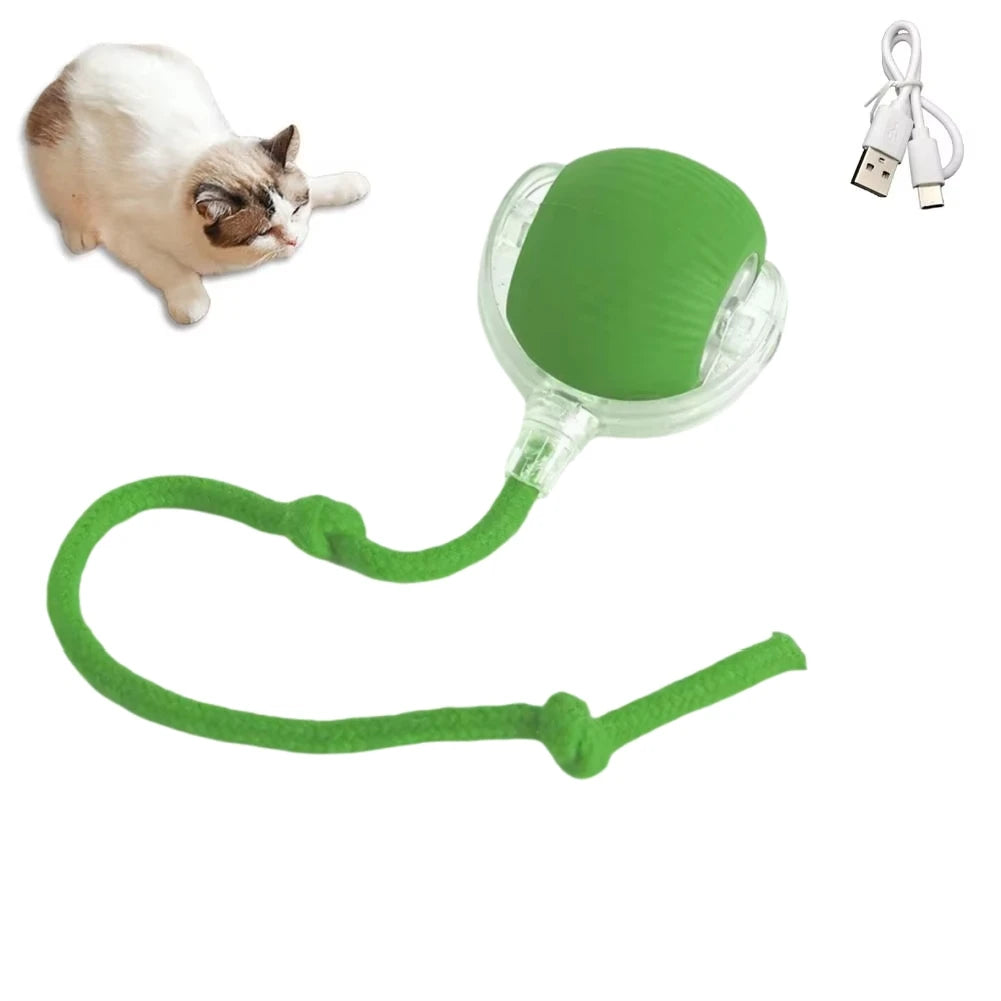 1/2PCS Interactive Ball Electric Rolling USB Rechargeable