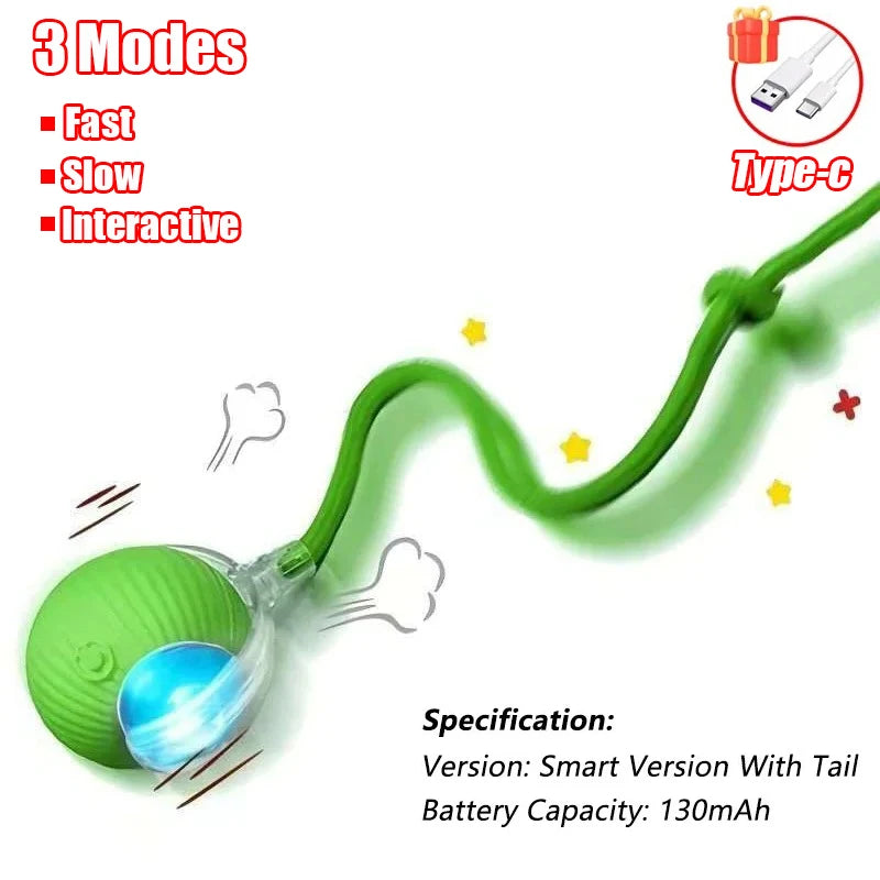 Interactive Ball Rolling Ball Rechargeable Training Mouse