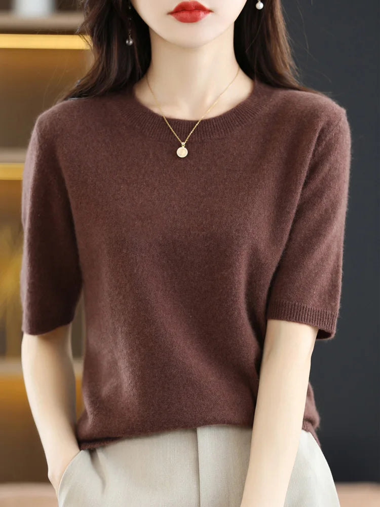 Women’s Merino Wool & Cashmere Sweater