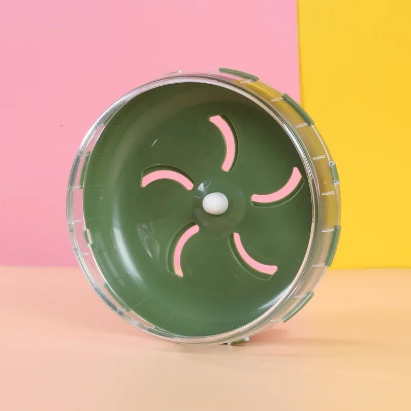 1PC 12-21cm Hamster Running Disc Toy Silent Small Pet Waterproof Cage Rotating Wheel Accessories Wear-resistant Hamster Sport